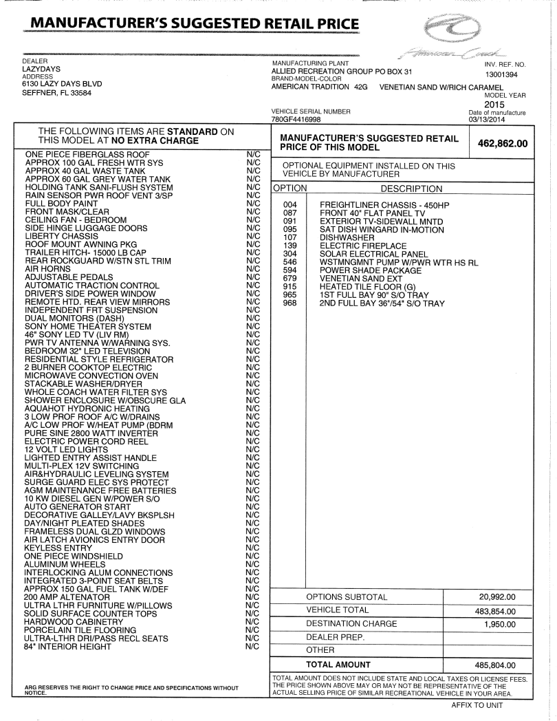 build-sheet